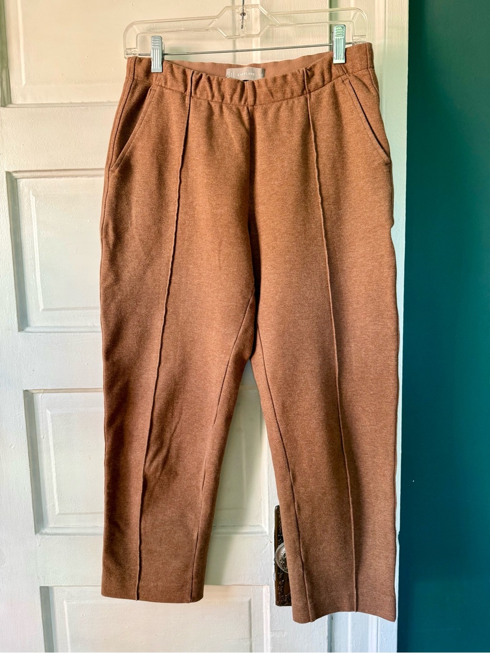 Everlane Chestnut Brown Women's Relaxed Tapered Capris